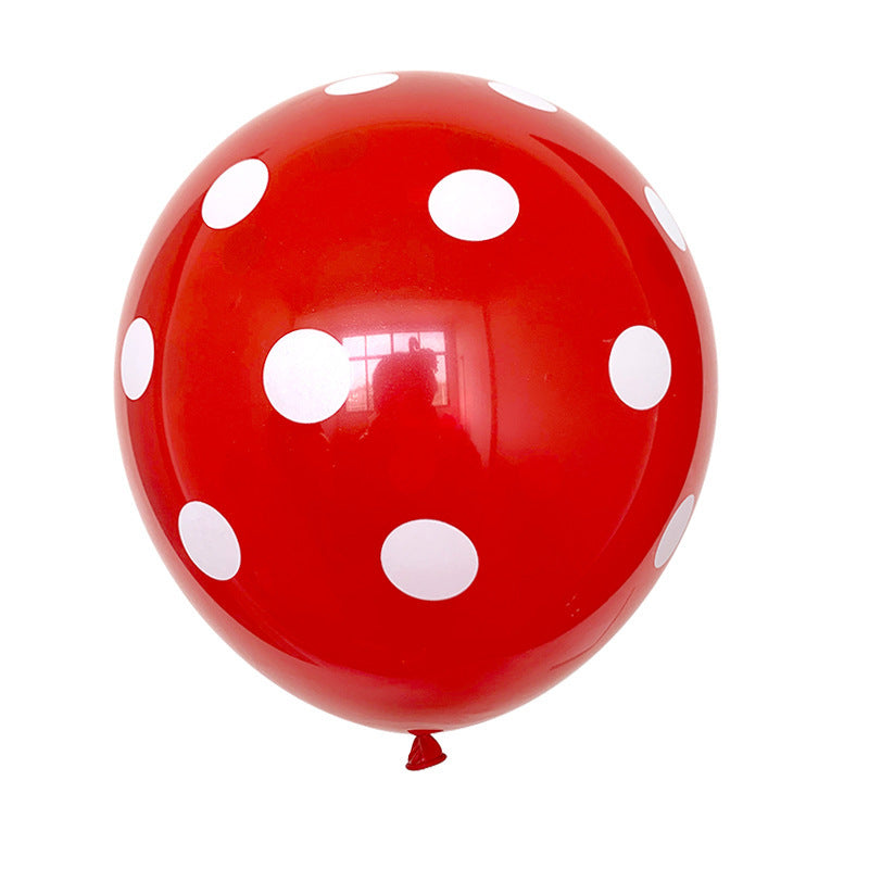 Color Lift-off Decorative Latex Round Balloons