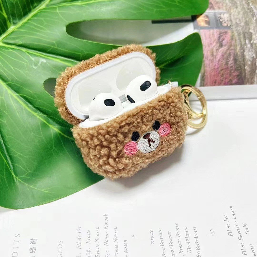 Cute Plush Earphone Cover Protection
