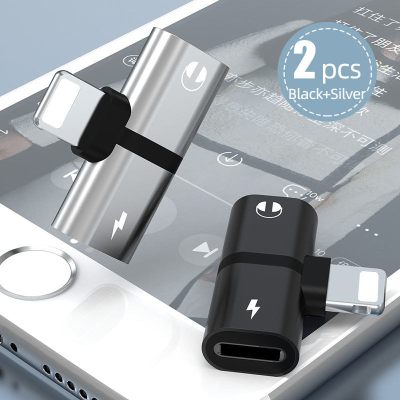Compatible with Apple, ACCEZZx Mobilex Phonex Adapterx Forx Iphonex Xx 8x 7x XSx MAXx XRx Dualx Lightingx AUXx Splitterx Earphonex Audiox Fastx Chargex Listeningx Adapterx