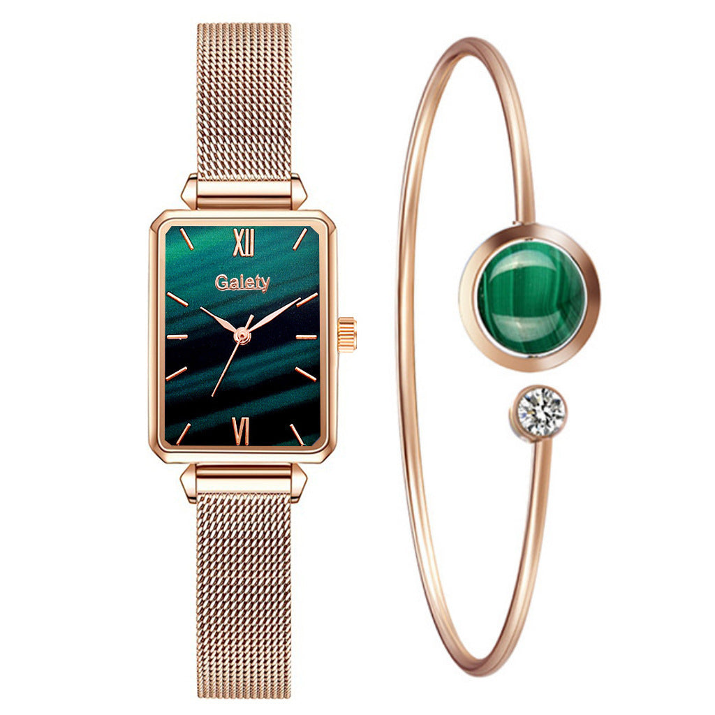 Women's Alloy Mesh Belt All-Match Quartz Watch