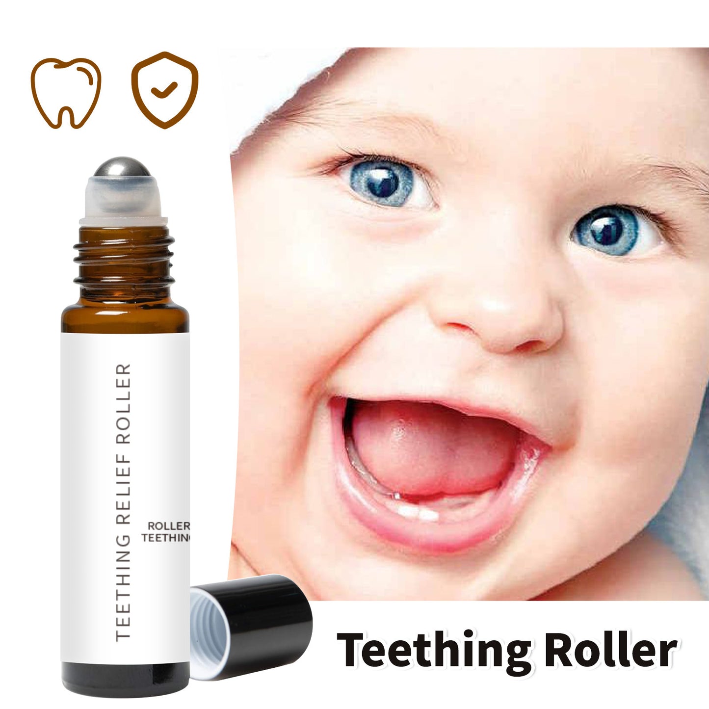 Baby Relieve Teething Pain BabyTeethingOil Roller10ml