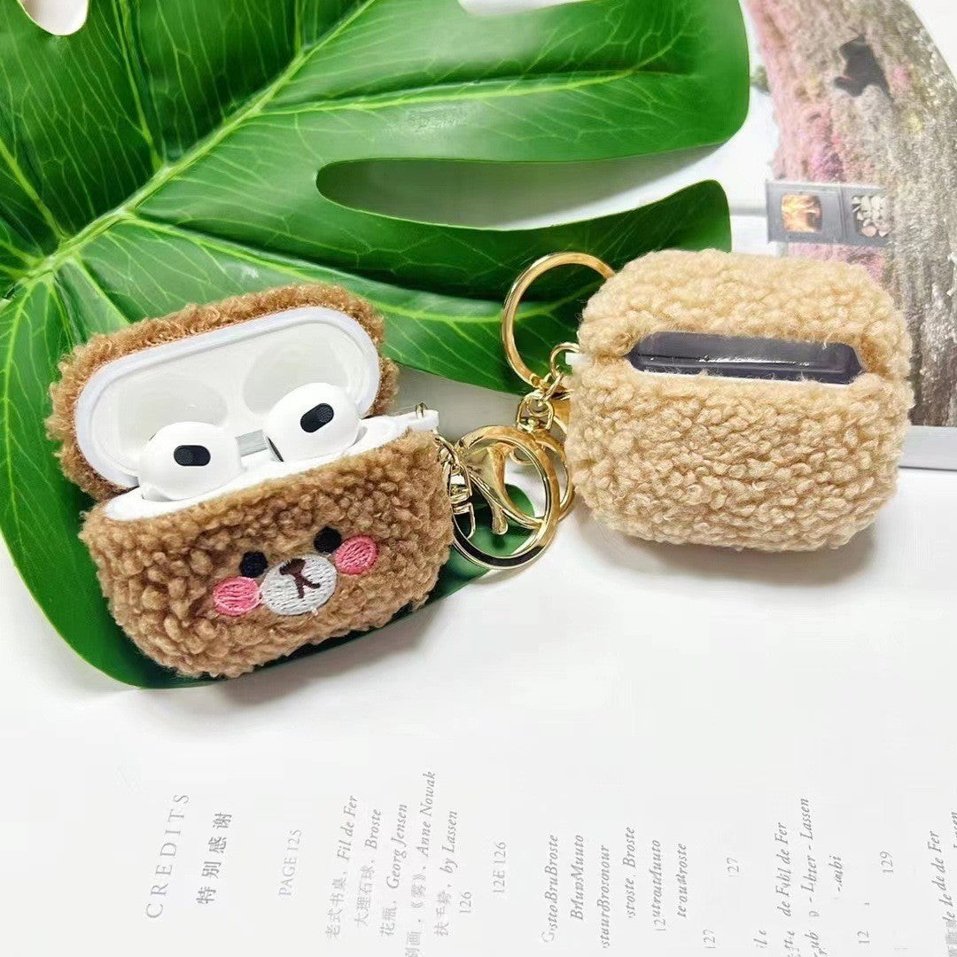 Cute Plush Earphone Cover Protection