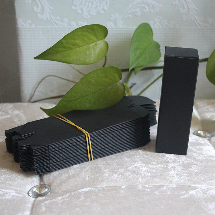 Black Cartoon With Perfume Blank Packaging Cosmetic Carton Printing