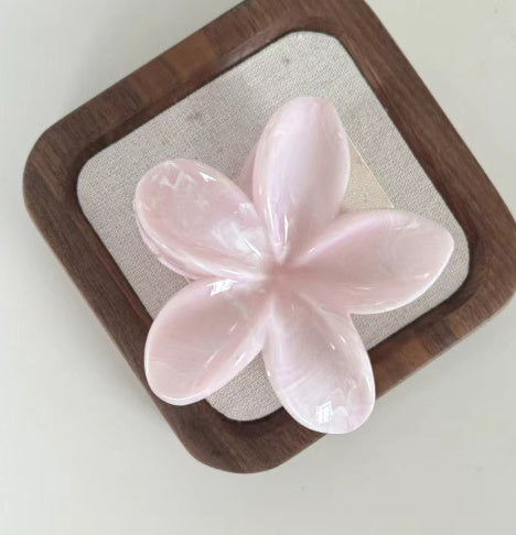 8cm Plumeria Rubra Grip Marble Blooming Pattern