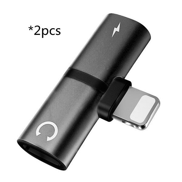 Compatible with Apple, ACCEZZx Mobilex Phonex Adapterx Forx Iphonex Xx 8x 7x XSx MAXx XRx Dualx Lightingx AUXx Splitterx Earphonex Audiox Fastx Chargex Listeningx Adapterx