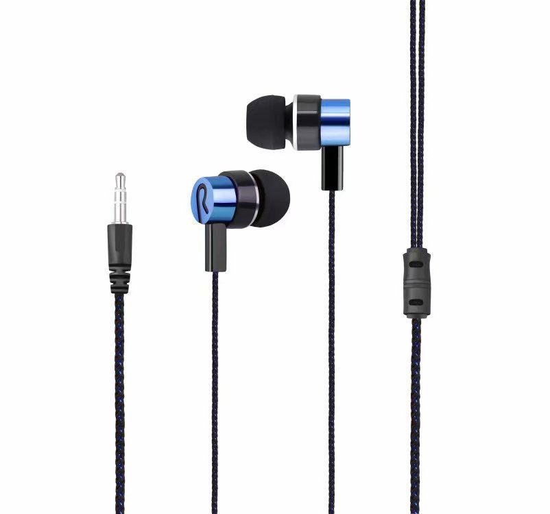 Braided Wiring In Ear Electroplating Headset