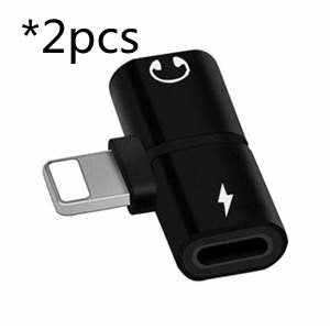 Compatible with Apple, ACCEZZx Mobilex Phonex Adapterx Forx Iphonex Xx 8x 7x XSx MAXx XRx Dualx Lightingx AUXx Splitterx Earphonex Audiox Fastx Chargex Listeningx Adapterx
