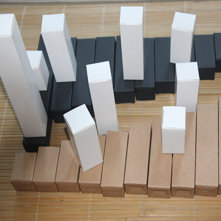 Black Cartoon With Perfume Blank Packaging Cosmetic Carton Printing