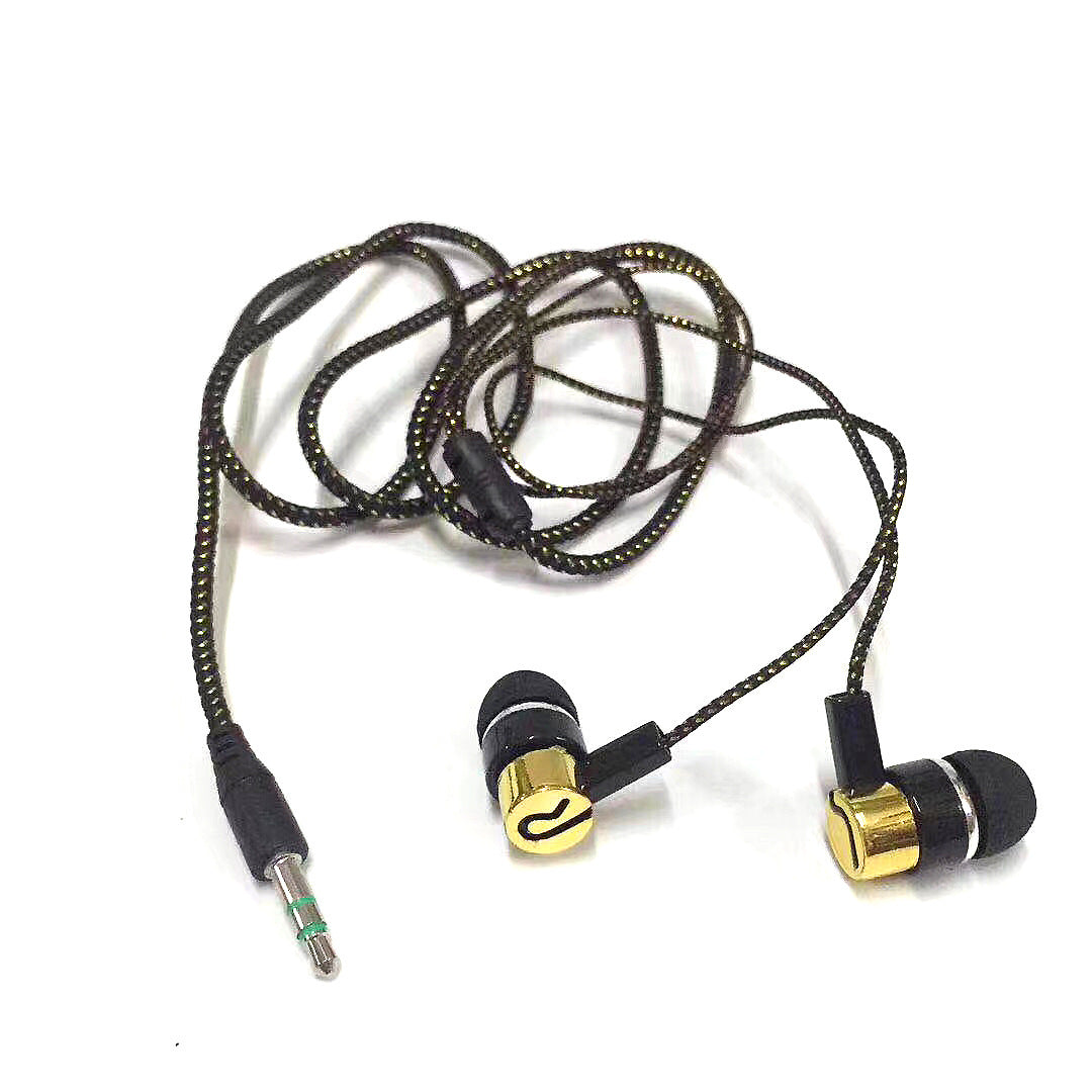 Braided Wiring In Ear Electroplating Headset