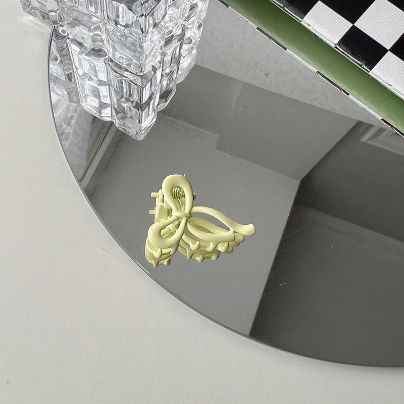 Color Bow Mini Side Bangs Small Jaw Clip Side Clip Princess Hair Claw