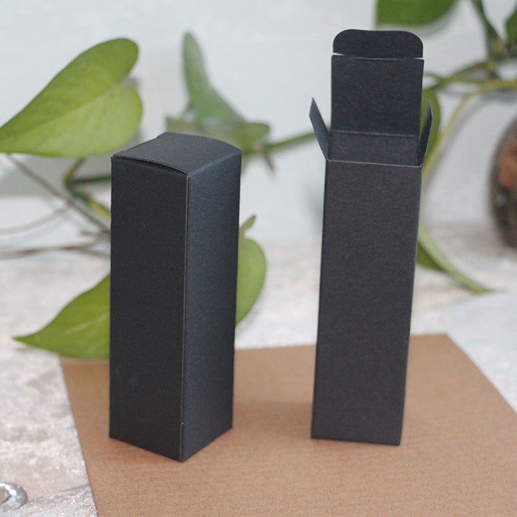 Black Cartoon With Perfume Blank Packaging Cosmetic Carton Printing