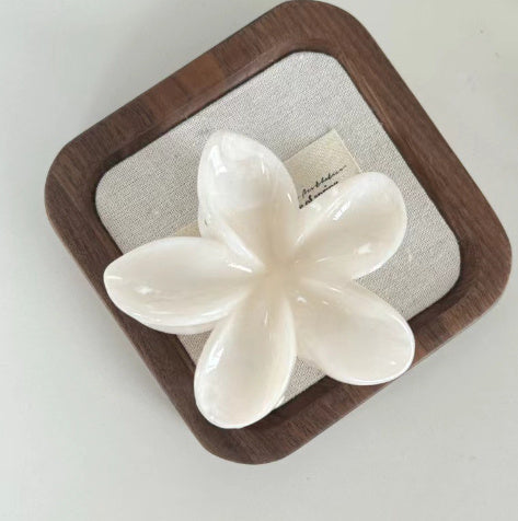 8cm Plumeria Rubra Grip Marble Blooming Pattern
