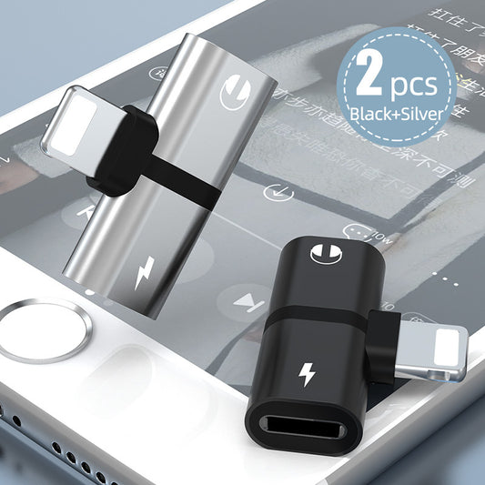 Compatible with Apple, ACCEZZx Mobilex Phonex Adapterx Forx Iphonex Xx 8x 7x XSx MAXx XRx Dualx Lightingx AUXx Splitterx Earphonex Audiox Fastx Chargex Listeningx Adapterx