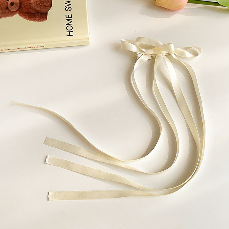 Braided Hair Ribbon Bow Barrettes