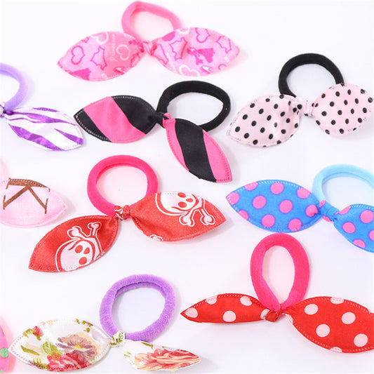 Bunny Ears Hair Tie Head Rope Rubber Band Korea Hair Tie